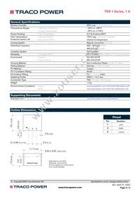 TSR 1-2415 Datasheet Page 3