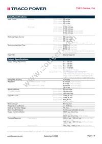 TSR 3-24150A Datasheet Page 2