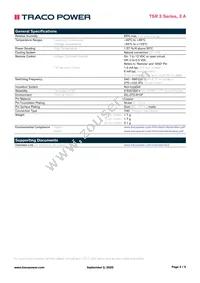 TSR 3-24150A Datasheet Page 3