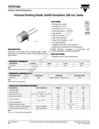 TSTS7500 Datasheet Cover