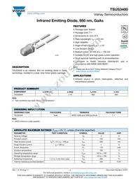 TSUS3400 Datasheet Cover