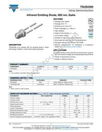 TSUS4300 Datasheet Cover