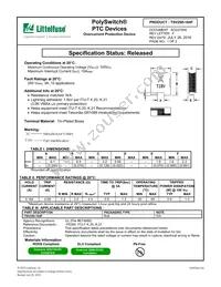 TSV250-184F-2 Datasheet Cover