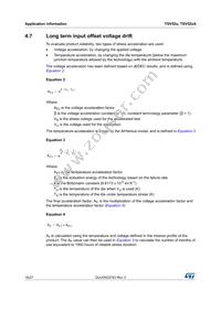 TSV522AIYST Datasheet Page 16