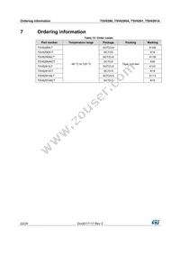 TSV6290AILT Datasheet Page 22