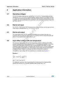 TSV731ICT Datasheet Page 16