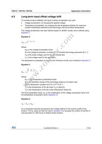 TSV731ICT Datasheet Page 17