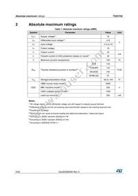 TSX3702IST Datasheet Page 4