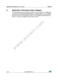 TSX3702IST Datasheet Page 14