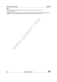 TSX3704IYPT Datasheet Page 8
