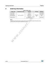 TSX3704IYPT Datasheet Page 20