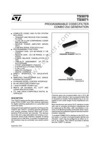 TSX5070FN013TR Datasheet Cover