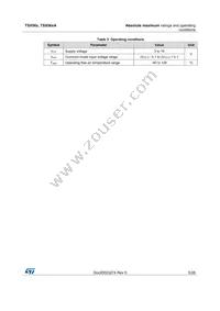 TSX562IYST Datasheet Page 5