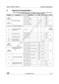 TSX712IYST Datasheet Page 5