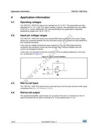 TSX7191AIYLT Datasheet Page 16