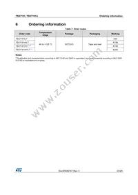 TSX7191AIYLT Datasheet Page 23