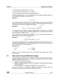 TSX7192IYST Datasheet Page 17