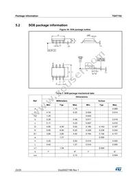 TSX7192IYST Datasheet Page 22