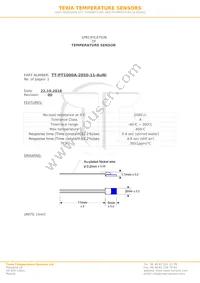 TT-PT-1000A-2050-11-AUNI Datasheet Cover