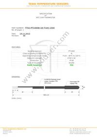 TT02-PT1000B-1D-T105-1500 Datasheet Cover