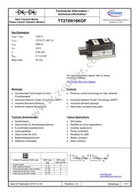 TT270N16KOFHPSA1 Datasheet Cover