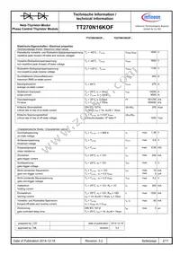 TT270N16KOFHPSA1 Datasheet Page 2