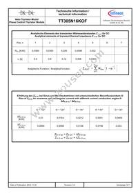 TT305N16KOFHPSA1 Datasheet Page 5