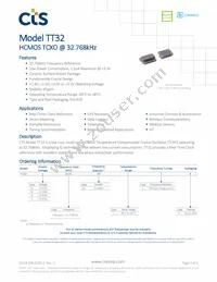 TT32R327K50ITR Datasheet Cover