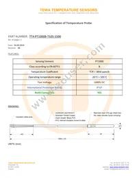 TT4-PT1000B-T105-1500 Datasheet Cover