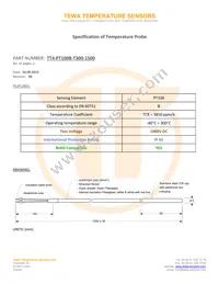 TT4-PT1000B-T300-1500 Datasheet Cover