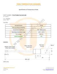 TT4-PT100B-T125-M5-500 Datasheet Cover