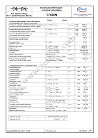 TT425N18KOFHPSA2 Datasheet Page 2