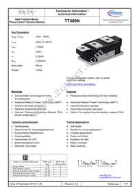 TT500N18KOFHPSA2 Datasheet Cover