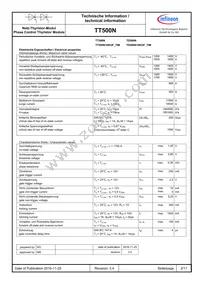 TT500N18KOFHPSA2 Datasheet Page 2