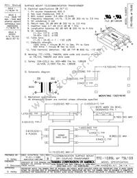 TTC-103SL Datasheet Cover
