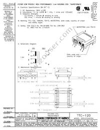 TTC-120 Datasheet Cover