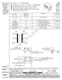 TTC-299 Datasheet Cover