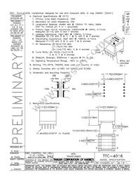 TTC-4016 Datasheet Cover