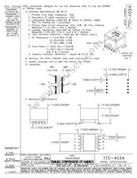 TTC-4034 Datasheet Cover