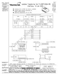TTC-6017 Datasheet Cover