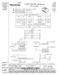 TTC-6020 Datasheet Cover