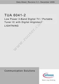 TUA 6041-2 Datasheet Page 3