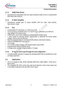 TUA 6045-2 Datasheet Page 11