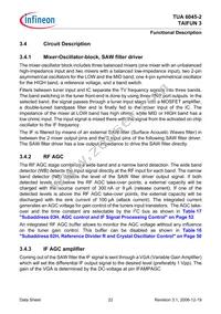 TUA 6045-2 Datasheet Page 22