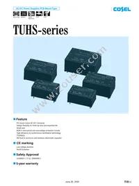TUHS3F05 Datasheet Cover