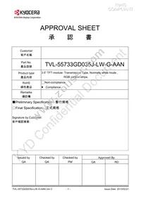 TVL-55733GD035J-LW-G-AAN Datasheet Cover