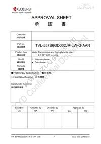 TVL-55736GD032JR-LW-G-AAN Datasheet Cover