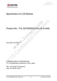 TVL-55736GD032JR-LW-G-AAN Datasheet Page 2