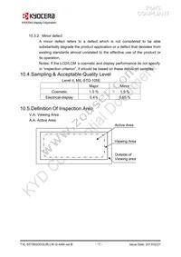 TVL-55736GD032JR-LW-G-AAN Datasheet Page 17