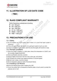 TVL-55736GD032JR-LW-G-AAN Datasheet Page 21